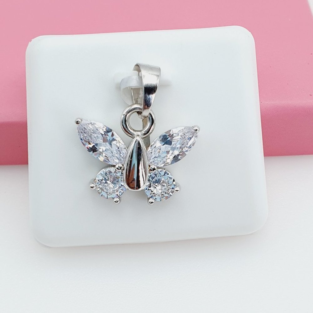 925 Sterling Silver Cubic Zirconia Pendant, U19254450 - Picture 9 of 11